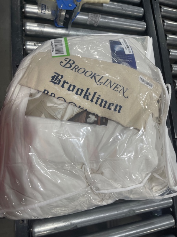 Photo 2 of Brooklinen Lightweight Down Comforter, Down Cluster Fill Duvet Insert - 100% Cotton Sateen Shell, Full/Queen Size | Best Comforter for Summer