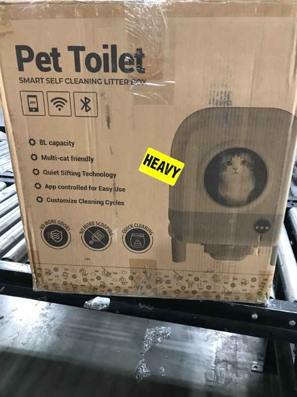 Photo 2 of Self Cleaning Cat Litter Box - The Game Changer for Cat Owners, Latest Model Automatic Cat Litter Box with APP Control, Odor Removal, Large Space for Multiple Cats
