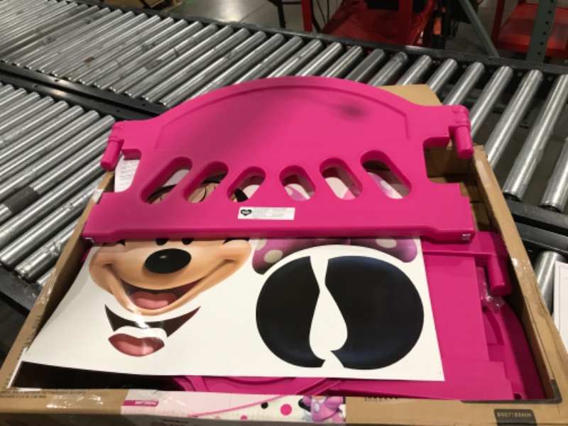Photo 3 of 3D-Footboard Toddler Bed, Disney Minnie Mouse
