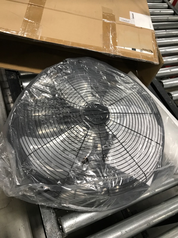 Photo 2 of 18In Wall Mount Fan, 120° Oscillating Fan and High Velocity 3-Speed Wall Fan, 5500 CFM Industrial Outdoor Wall Fan for Commercial, Garage, Residential, Warehouse - Etl Listed
