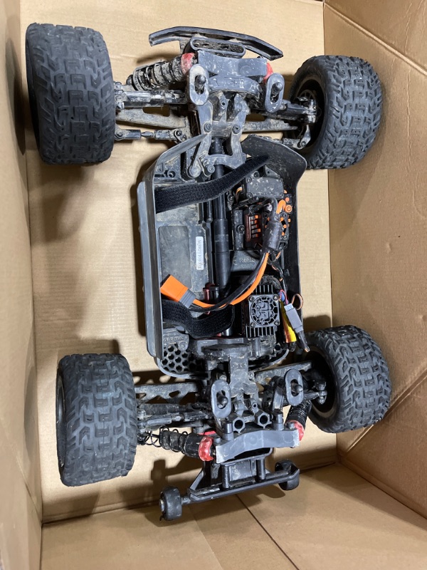 Photo 4 of ARRMA RC Truck 1/10 VORTEKS 4X4 3S BLX Stadium Truck RTR (Batteries and Charger Not Included), Red, ARA4305V3T1