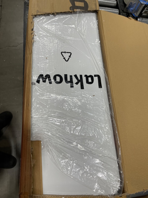 Photo 1 of Lakhow 6-Foot Folding Bench White Plastic Folding Training Table, Stackable Indoor and Outdoor Folding Stool, Used for Wedding Backyard Activities, Conference Room Festivals (2-Pack)