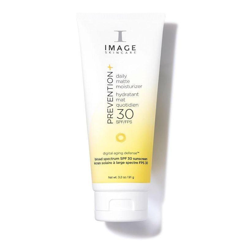Photo 1 of IMAGE Skincare, PREVENTION+ Daily Matte Moisturizer SPF 30, Zinc Oxide Mattifying Face Sunscreen Lotion, Amazon Exclusive, 3.2 oz
