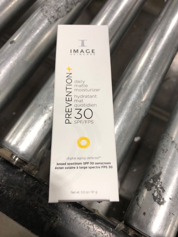 Photo 2 of IMAGE Skincare, PREVENTION+ Daily Matte Moisturizer SPF 30, Zinc Oxide Mattifying Face Sunscreen Lotion, Amazon Exclusive, 3.2 oz
