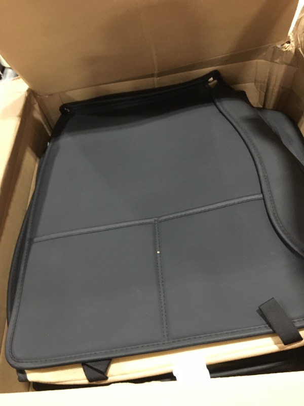 Photo 1 of AOOG Leather Car Seat Covers, Leatherette Automotive Seat Covers for Cars SUV Pick-up Truck, Non-Slip Vehicle Car Seat Covers Universal Fit Set for Auto Interior Accessories, Full Set, Black… Full Set 03-BLACK