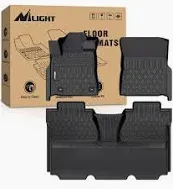 Photo 1 of Nilight TPE Floor Mats for Toyota Tacoma Double Cab 2018 2019 2020 2021 2022 2023 2024,All Weather Custom Fit Heavy Duty Floor Liners