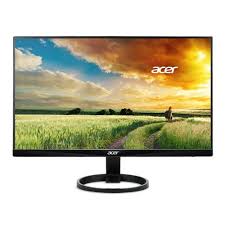 Photo 1 of Acer R240HY bidx 23.8-Inch IPS HDMI DVI VGA (1920 x 1080) Widescreen Monitor, Black Full HD USB Streaming 2MP Webcam with Digital Microphone With Webcam 23.8-inch IPS 60Hz