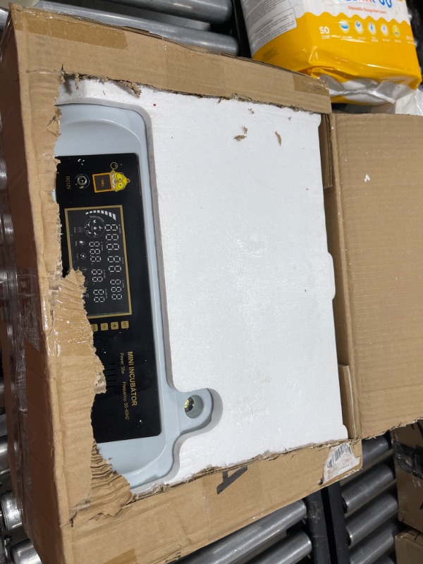 Photo 1 of Sailnovo Egg Incubator for Hatching Chick, Egg Incubators with Automatic Turning & Stop, Egg Candler, Hatch Days, Humidity, ? Display & Control - 18 Egg Poultry Incubator for Hatching Chick Duck Quail Gray