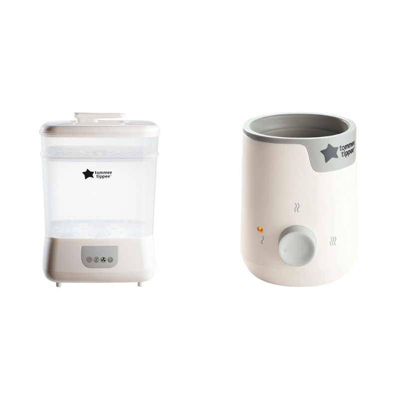 Photo 1 of Tommee Tippee Steridryer Electric Steam Sterilizer and Dryer for Baby Bottles and Accessories & Easiwarm Bottle Warmer, Warms Baby Feeds to Body Temperature in Minutes
