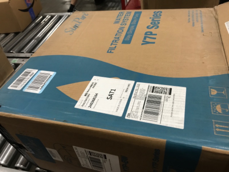 Photo 1 of SimPure Y7P-BW UV Countertop Reverse Osmosis Water Filter, NSF/ANSI 58 Certified, 4 Stage RO Water Filtration System, Water Purifier for Home, 4: 1 Pure to Drain, BPA Free (No Installation Required)
