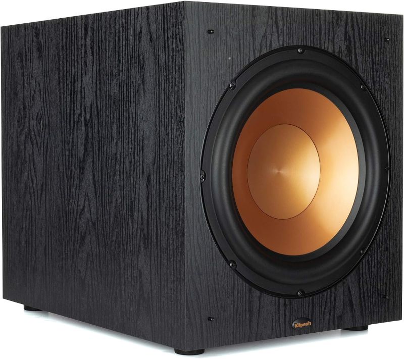 Photo 1 of Klipsch Synergy Black Label Sub-120 12” Front-Firing Subwoofer with 200 Watts of continuous & 400 watts of Dynamic Power, and Digital Amplifier for Powerful Home Theater Bass in Blac
