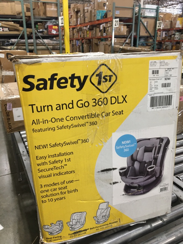 Photo 2 of Safety 1st Turn and Go 360 DLX Rotating All-in-One Car Seat, Provides 360° seat Rotation, High Street