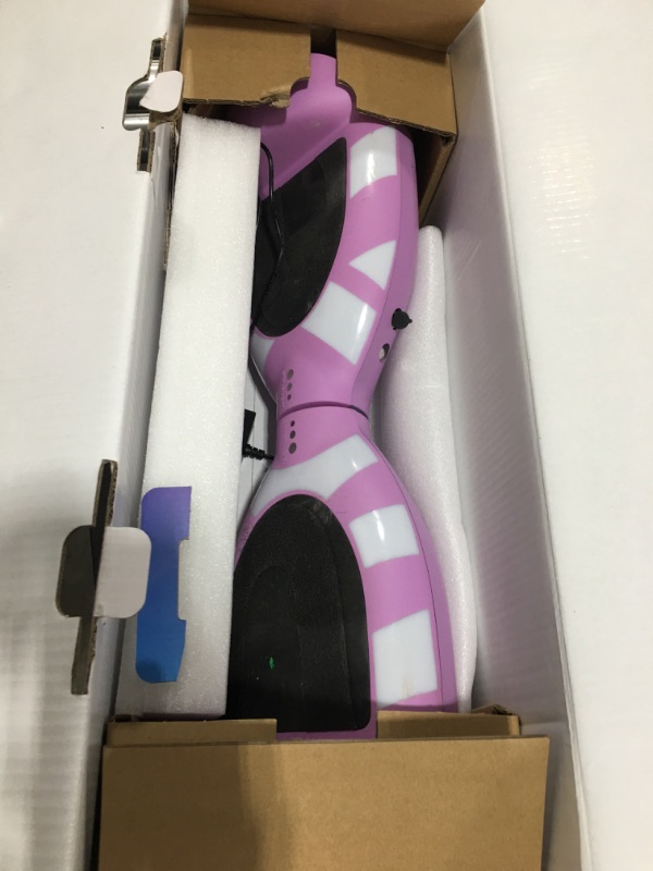 Photo 3 of Jetson All Terrain Light Up Self Balancing Hoverboard with Anti-Slip Grip Pads, for riders up to 220lbs Purple