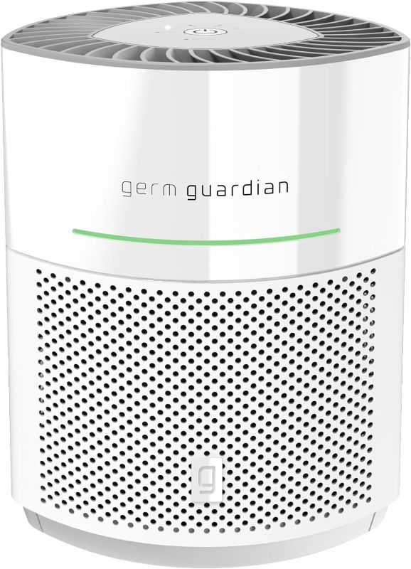Photo 1 of GermGuardian Airsafe Intelligent Air Purifier, Air Quality Sensor, 360? HEPA Filter, Large Room up to 1040 Sq. Ft., Captures 99.97% of Pollutants, Wildfire Smoke, Odors, White AP3151W
