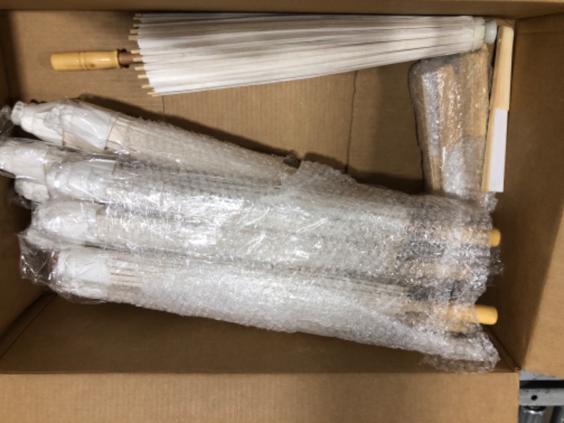 Photo 1 of 12 PACK OF PARASOL UMBRELLA/HAND FANS 