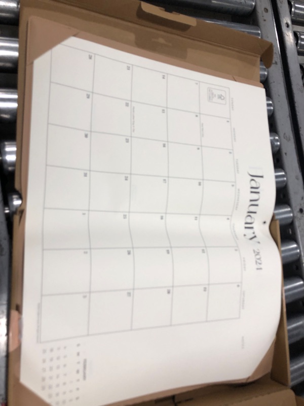 Photo 2 of Simplified Desk Calendar 2023-2024 with Deluxe Faux Leather Desktop Mat , Cabbrix Large Desk Pad Calendar 21 x 16.5 Inch Runs From Now to Dec 2024, Academic Desk Blotter Calendar 2023-2024 for Home School and Office (Apricot)