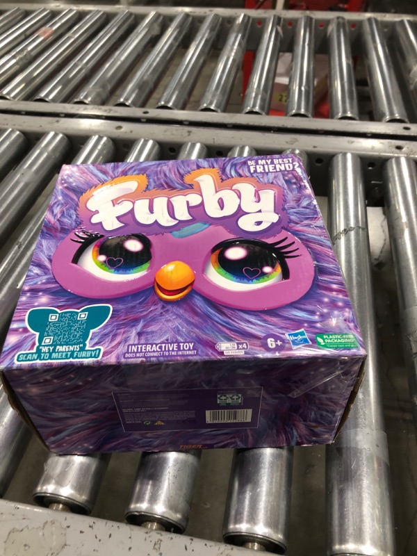 Photo 3 of Furby Purple, 15 Fashion Accessories, Interactive Plush Toys for 6 Year Old Girls & Boys & Up, Voice Activated Animatronic