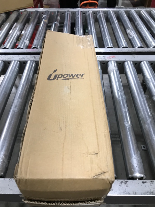 Photo 3 of Upower 2.5 Inch Inlet Muffler 2.5" In(C)/Out(C) 6" Round 14" Body Universal Stainless Steel Exhaust Muffler TBM2616 Straight Through Whole Length 20"