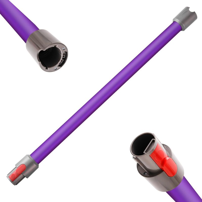 Photo 1 of Qygba Replacement Wand Tube for Dyson Stick V15 V11 V10 V8 V7 Vacuum Parts, Extension Vacuum Replacement Parts, 28.7 In (Purple)

