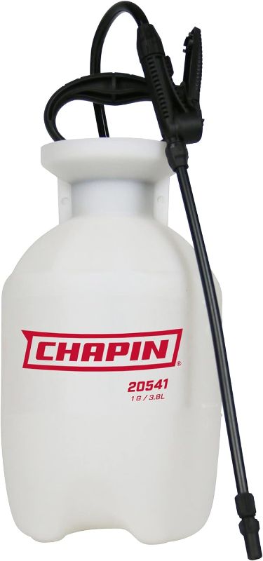 Photo 1 of Chapin 20541 Made in the USA 1-gallon Lawn, Garden and Multi-purpose Sprayer with Foaming and Adjustable Nozzles for Spraying Plants, Garden Watering, Lawns, Weeds and Pests , Translucent White
