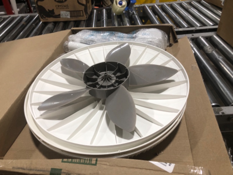 Photo 2 of Lasko 1885 18" Cyclone Pedestal Fan with Remote Control, 18 inches White