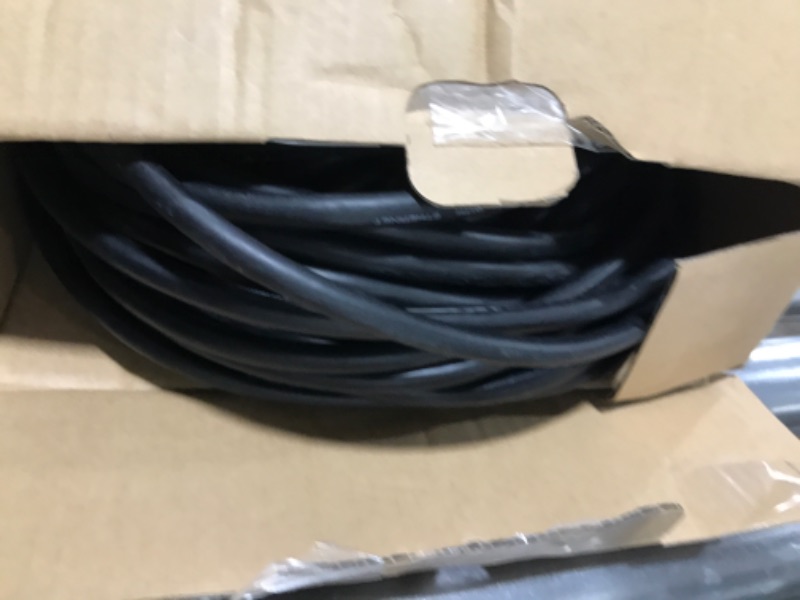 Photo 1 of Postta HDMI 2.0V Cable(100 Feet) with Built-in Signal Booster-Support 3D,1080P,Ethernet,Audio Return-1 Pack(Grey) 100FT Grey