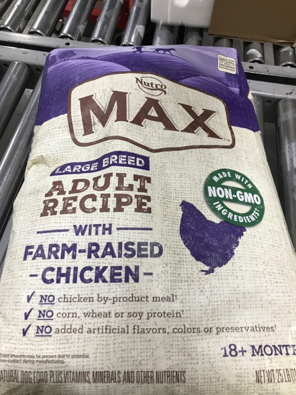Photo 2 of Nutro Max Large Breed Natural Chicken Meal & Rice Adult Recipe Dry Dog Food - BBD JUN 20/2024