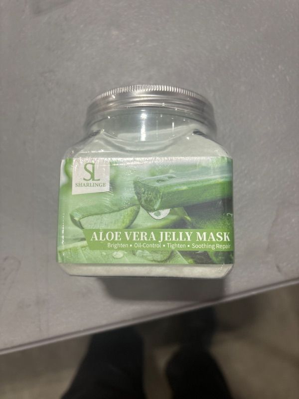 Photo 2 of Jelly Mask Powder for Facials,Aloe Vera Moisturizing Jelly Masks for Facials Professional,Peel Off Hydro Face Mask Powder for Fight Fine Lines, DIY SPA 23 FL OZ Rubber Mask Powder