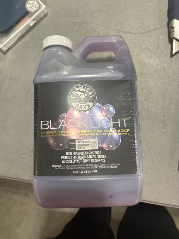 Photo 1 of Chemical Guys Cws61964 Black Light Hybrid Radiant Finish Car Wash Soap (64 Oz)