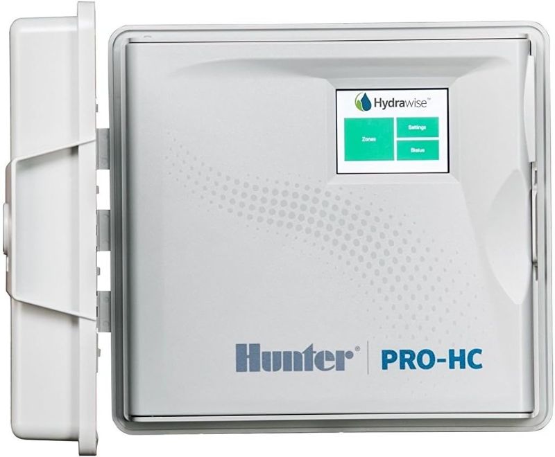 Photo 1 of Hunter Industries Hydrawise Pro-HC 6-Station Indoor Wi-Fi Irrigation Controller,Gray
