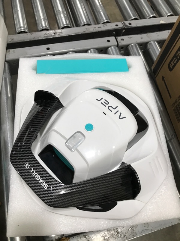 Photo 2 of AIPER Cordless Robotic Pool Cleaner, Pool Vacuum with Dual-Drive Motors, Self-Parking Technology, Lightweight, Perfect for Above-Ground/In-Ground Flat Pools up to 40 Feet (Lasts 90 Mins)
