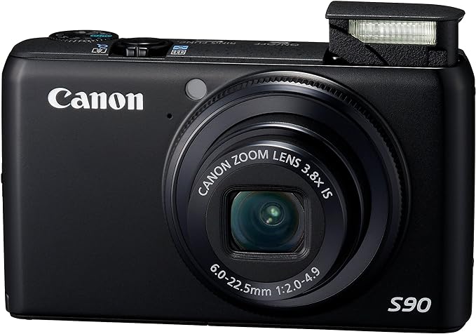 Photo 1 of Canon PowerShot S90 10MP Digital Camera with 3.8X Wide Angle Optical Image Stabilized Zoom and 3-Inch LCD (Old Model)
