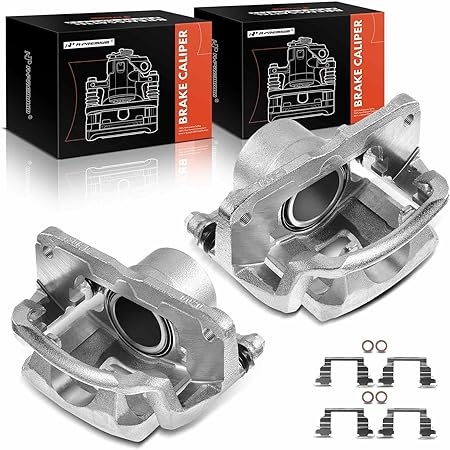 Photo 1 of A-Premium Disc Brake Caliper Assembly with Bracket Compatible with Select Toyota and Lexus Models - Avalon, Camry, Solara, ES300, L4 2.2L, L4 2.4L, V6 3.0L - Front Driver and Passenger Side, 2-PC Set
