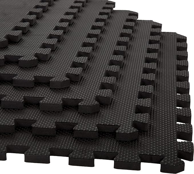 Photo 1 of EVA Foam Mat Tiles of Interlocking Padding for Garage, Playroom, or Gym Flooring - Exercise Mat or Baby Playmat by Stalwart
