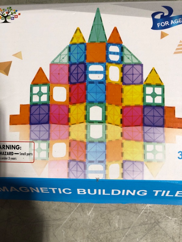 Photo 2 of (see all images) Magnetic Tiles Building Blocks, STEM Toys for 3+ Year Old Boys Girls