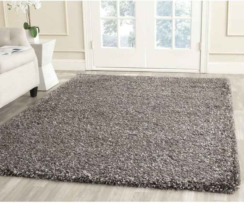 Photo 1 of (READ FULL POST) HICOLE HILLER STUDIO PREMIER SHAG 5FT 2IN X 7FT 2IN AREA RUG GREY