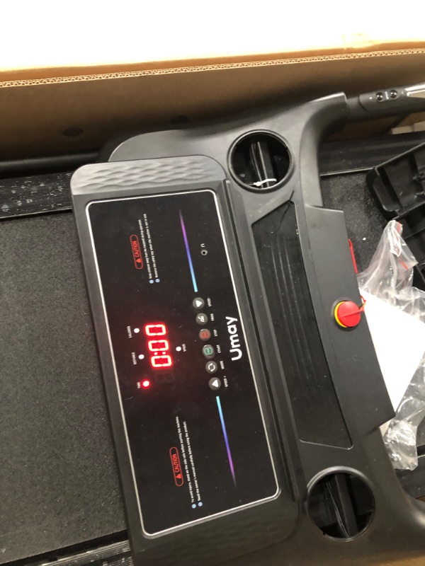 Photo 9 of ***NONREFUNDABLE - NOT FUNCTIONAL - FOR PARTS ONLY - SEE COMMENTS***
UMAY Fitness Home Auto-Folding Incline Treadmill with Pulse Sensors, 3.0 HP Quiet Brushless, 8.7 MPH, 300 lbs Capacity