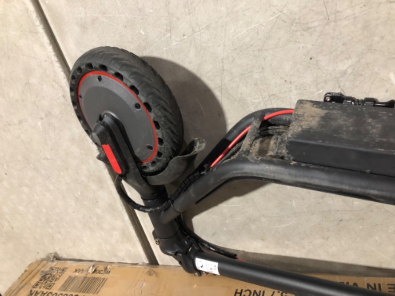 Photo 3 of ***NONREFUNDABLE - NOT FUNCTIONAL - FOR PARTS ONLY - SEE COMMENTS***
Electric Scooter 10" Solid Tires -19 Mph Speed Foldable Electric Scooters for Adults with Smart App,Aluminum Frame and Dual Brakes 8.5" (450W)