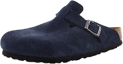 Photo 1 of (READ FULL POST) Birkenstock  Boston Shearling Clogs, Night, Blue, 7.5 US