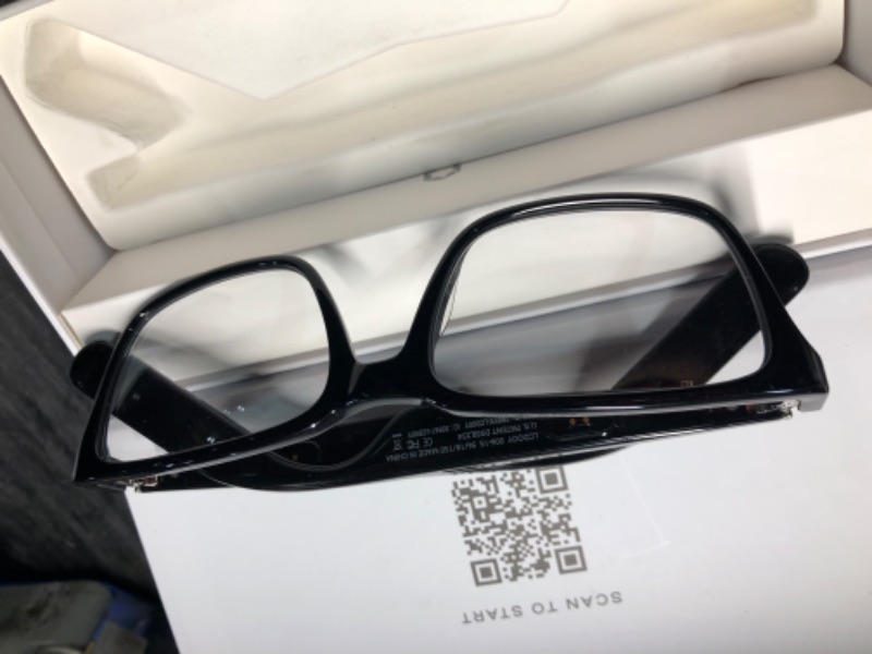 Photo 1 of Lucyd Lyte (2025 Version) Smart Glasses for Men - Bluetooth Smart Eyewear with Light Adaptive Photochromic Lenses, Open Ear Speakers & Microphone - Darkside (Standard)