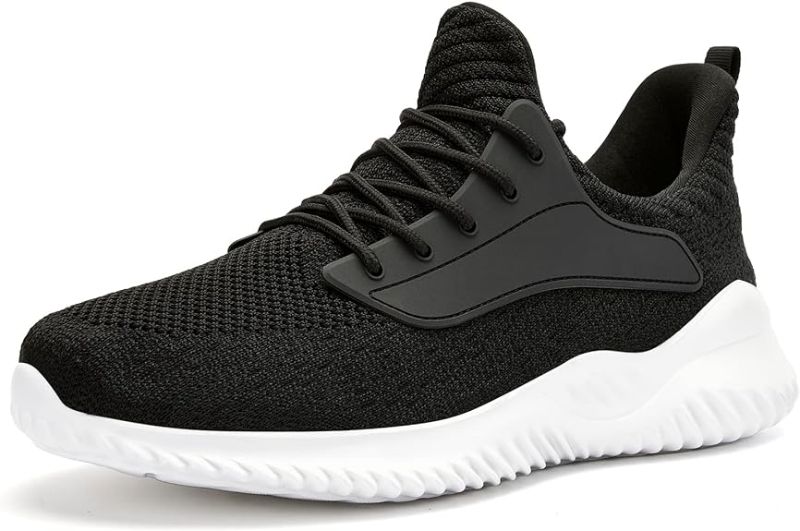 Photo 1 of HHP Men's Walking Shoes Sneakers - Tennis Workout Running Gym Breathable Comfortable & Lightweight Shoes 6.5