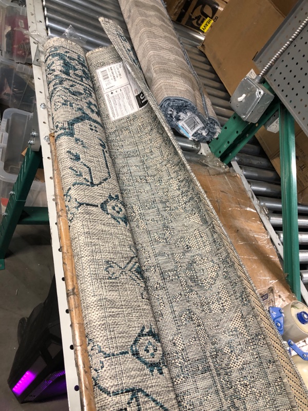 Photo 2 of ***USED - DIRTY - NO PACKAGING***
JONATHAN Y SMB102C-5 Rozetta Boho Medallion Textured Weave Indoor Outdoor Area -Rug 5'3" x 7'6"