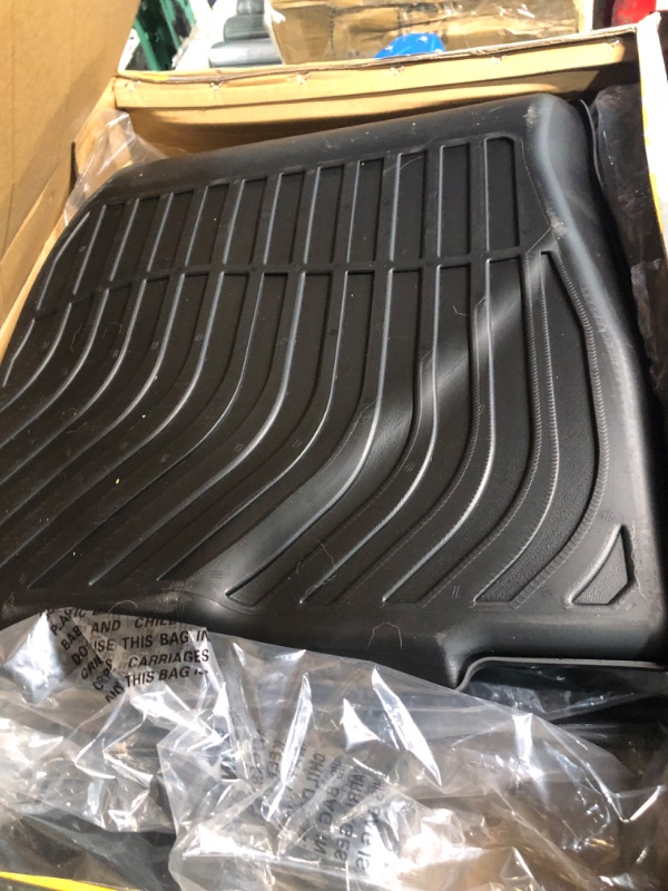 Photo 1 of Landrol Car Floor Mats Replacement for Toyota Highlander 8 Seat 2014-2022 Custom Fit Odorless Carpets Durable All Weather Protection Liners 