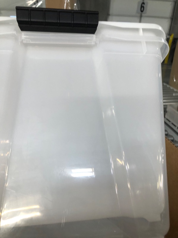 Photo 2 of [READ NOTES]
IRIS USA 53 Qt. Plastic Storage Bin Tote Organizing Container with Durable Lid and Secure Latching Buckles, **ONLY 2 CONTAINERS**