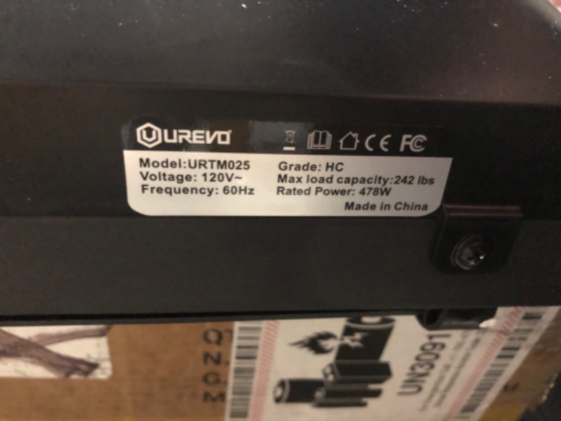 Photo 5 of ***NOT FUNCTIONAL - MISSING REMOTE - SEE COMMENTS***
UREVO Walking Pad, Under Desk Treadmill, Portable Treadmills for Home/Office, Yellow