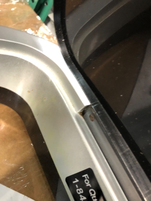 Photo 9 of *NON FUNCTIONAL* SIGNS OF USAGE/OPENED
iTouchless SoftStep 13.2 Gallon Kitchen Step Trash Can with Advance Odor Filter System, New Model 50 L & Gentle Lid Open and Close & Odor Removers 3-Pack Biodegradable Deodorizer 13 Gal Silver With Absorbx Filter Tra