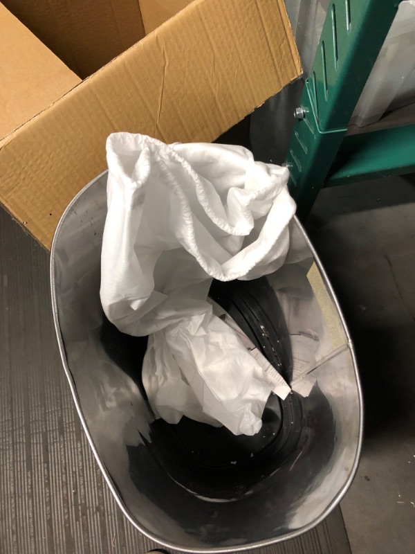 Photo 6 of *NON FUNCTIONAL* SIGNS OF USAGE/OPENED
iTouchless SoftStep 13.2 Gallon Kitchen Step Trash Can with Advance Odor Filter System, New Model 50 L & Gentle Lid Open and Close & Odor Removers 3-Pack Biodegradable Deodorizer 13 Gal Silver With Absorbx Filter Tra