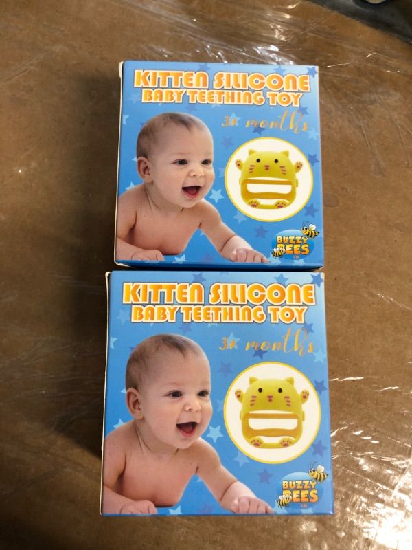 Photo 1 of *NON REFUNDABLE BUNDLE*
Kids Kitten Silicone Baby Teething Toy (2pack bundle)