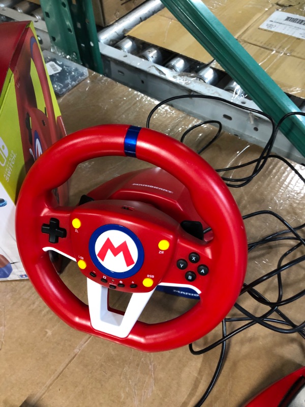 Photo 6 of Hori Nintendo Switch Mario Kart Racing Wheel Pro Mini By - Officially Licensed By Nintendo - Nintendo Switch