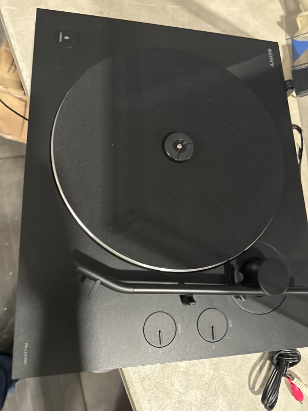 Photo 3 of **PARTS ONLY SEE NOTES**Sony PS-LX310BT Belt Drive Turntable: Fully Automatic Wireless Vinyl Record Player 